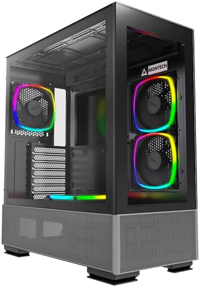 Vektra RDY Sky Two Black Intel Gaming PC - Intel Core CPU, Nvidia GeForce RTX, 32GB DDR5 RAM, 1TB Gen4 SSD, 550W, Air Tower Cooler, Windows 11 Pro, 2 Years Warranty - Vektra Computers LLC Vektra RDY Sky Two Black Intel Gaming PC - Intel Core CPU, Nvidia GeForce RTX, 32GB DDR5 RAM, 1TB Gen4 SSD, 550W, Air Tower Cooler, Windows 11 Pro, 2 Years Warranty - Vektra Computers LLC